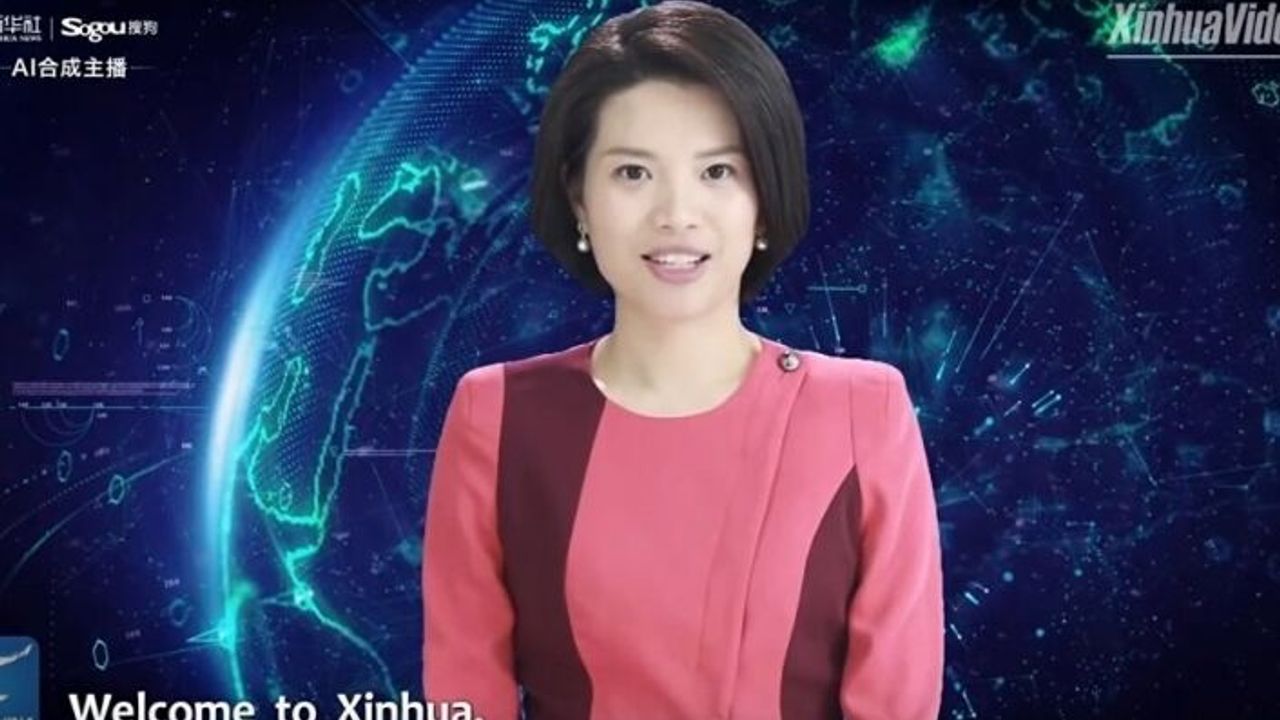 Dünyanın ilk robot kadın haber sunucusu