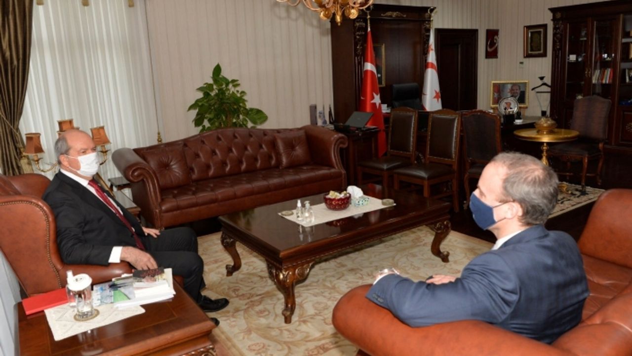 Tatar, İngiltere Dışişleri Bakanı Raab'ı kabul etti