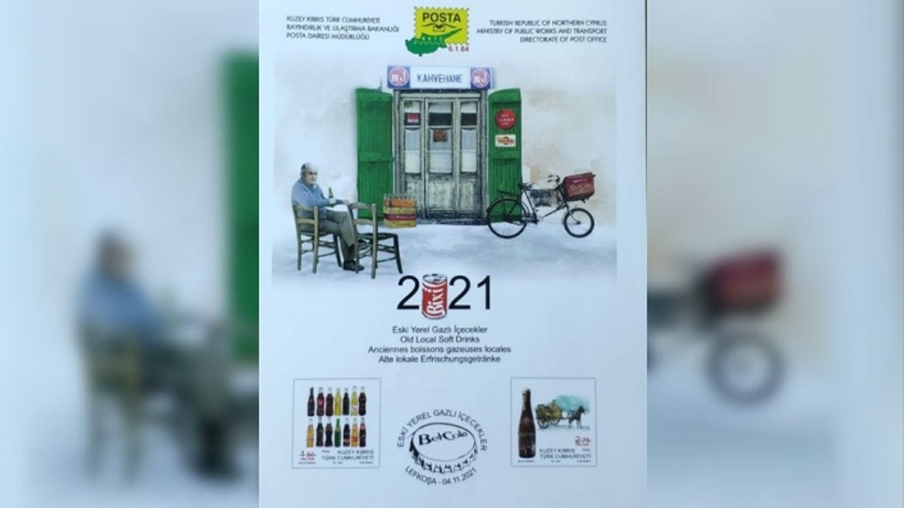 "Eski Yerel Gazlı İçecekler” konulu yeni pul serisi ve ilk gün zarfı