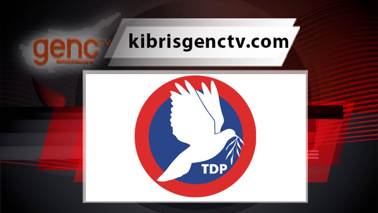 TDP: “Güven artırıcı önlemler barış yolunda ışık”