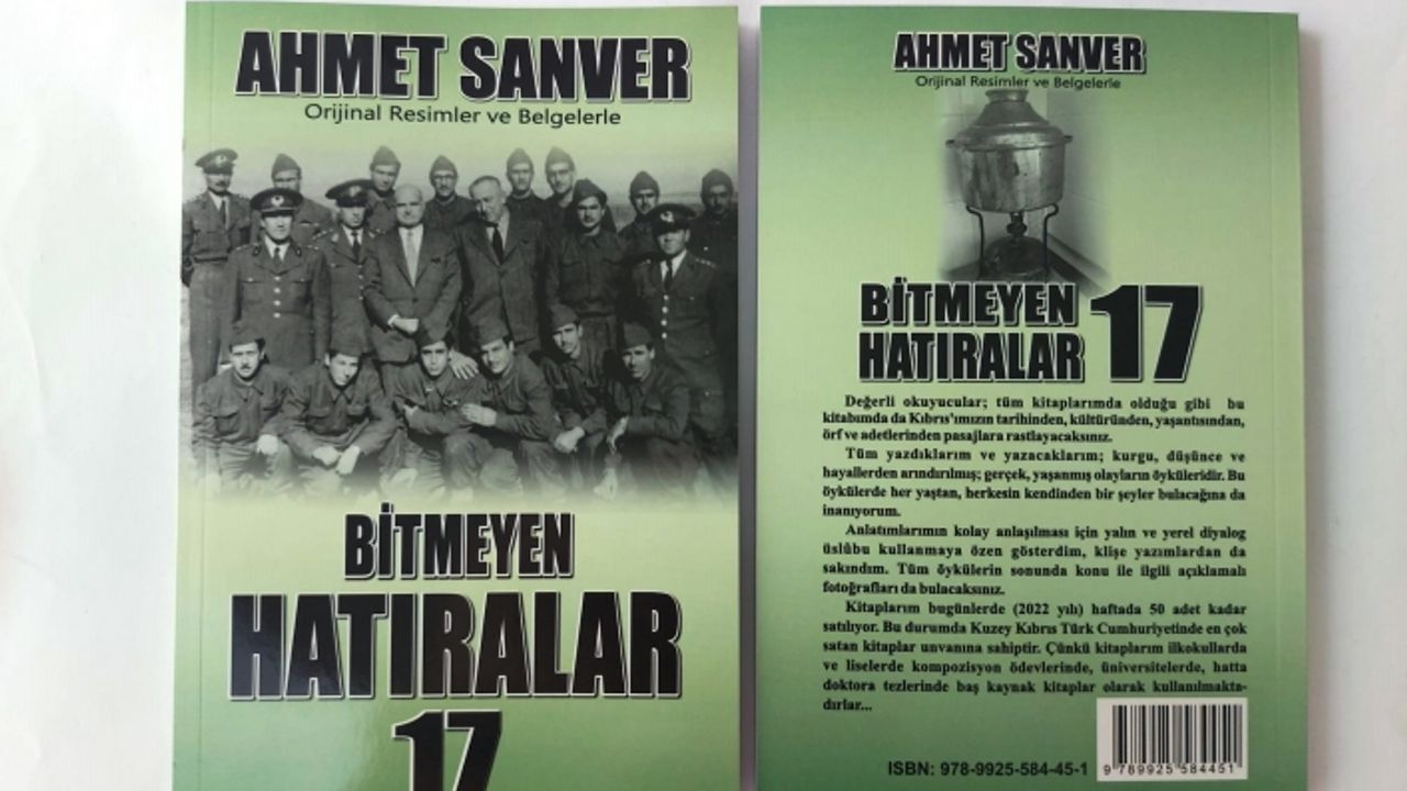 Ahmet Sanver’in 17’nci kitabı çıktı