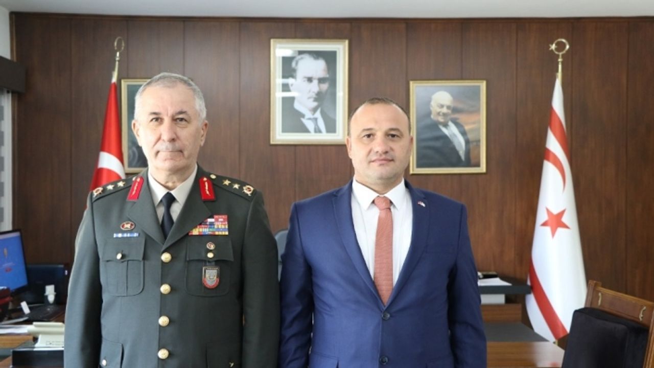 KTBK Komutanı Öztürk, Maliye Bakanı Şan’a iade-i ziyarette bulundu
