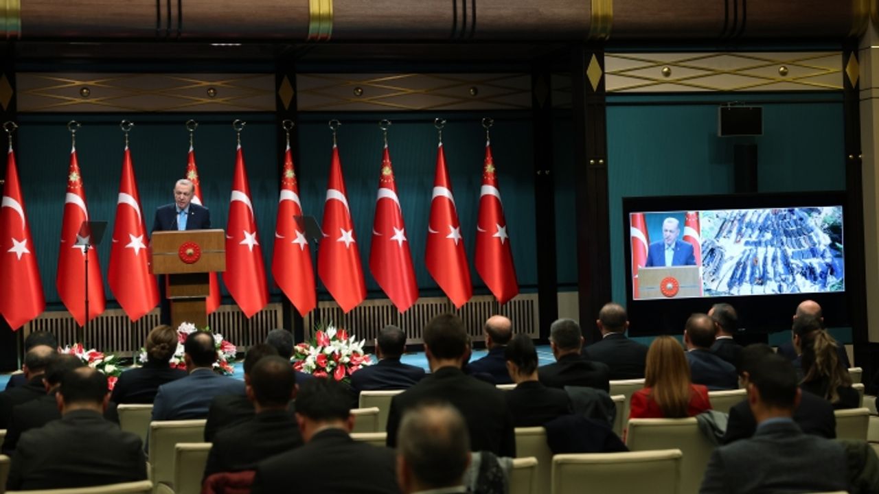 Erdoğan: "Fatih Sondaj Gemimiz, Çaycuma-1 sondajında denizin 3 bin 23 metre altında 58 milyar metreküplük doğal gaz rezervini keşfetti"