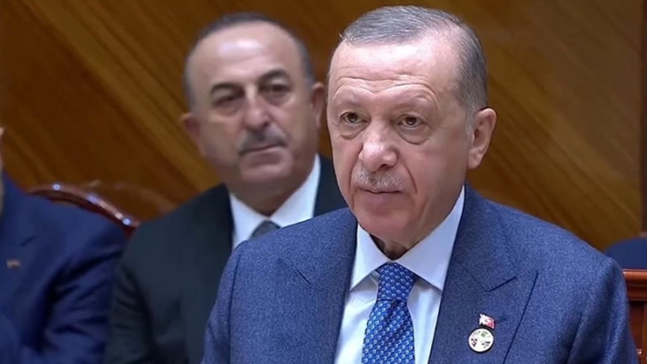 Erdoğan, Türkiye-Azerbaycan-Türkmenistan Devlet Başkanları Zirvesi’nde konuştu: “KKTC’nin Semerkant Zirvesi'nde gözlemci olarak kabul edilmesi birlik ve beraberliğimizi perçinlemiştir”