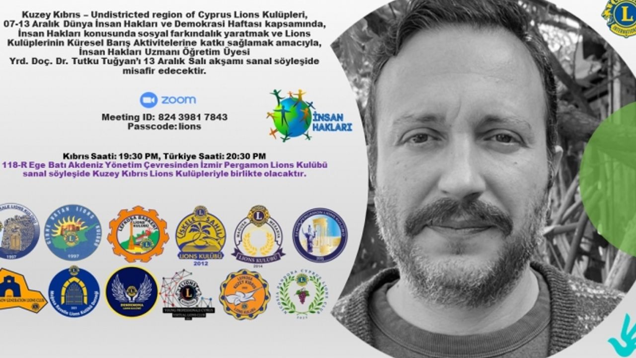 Lions kulüplerinden İnsan Hakları ve Demokrasi Haftası etkinliği...