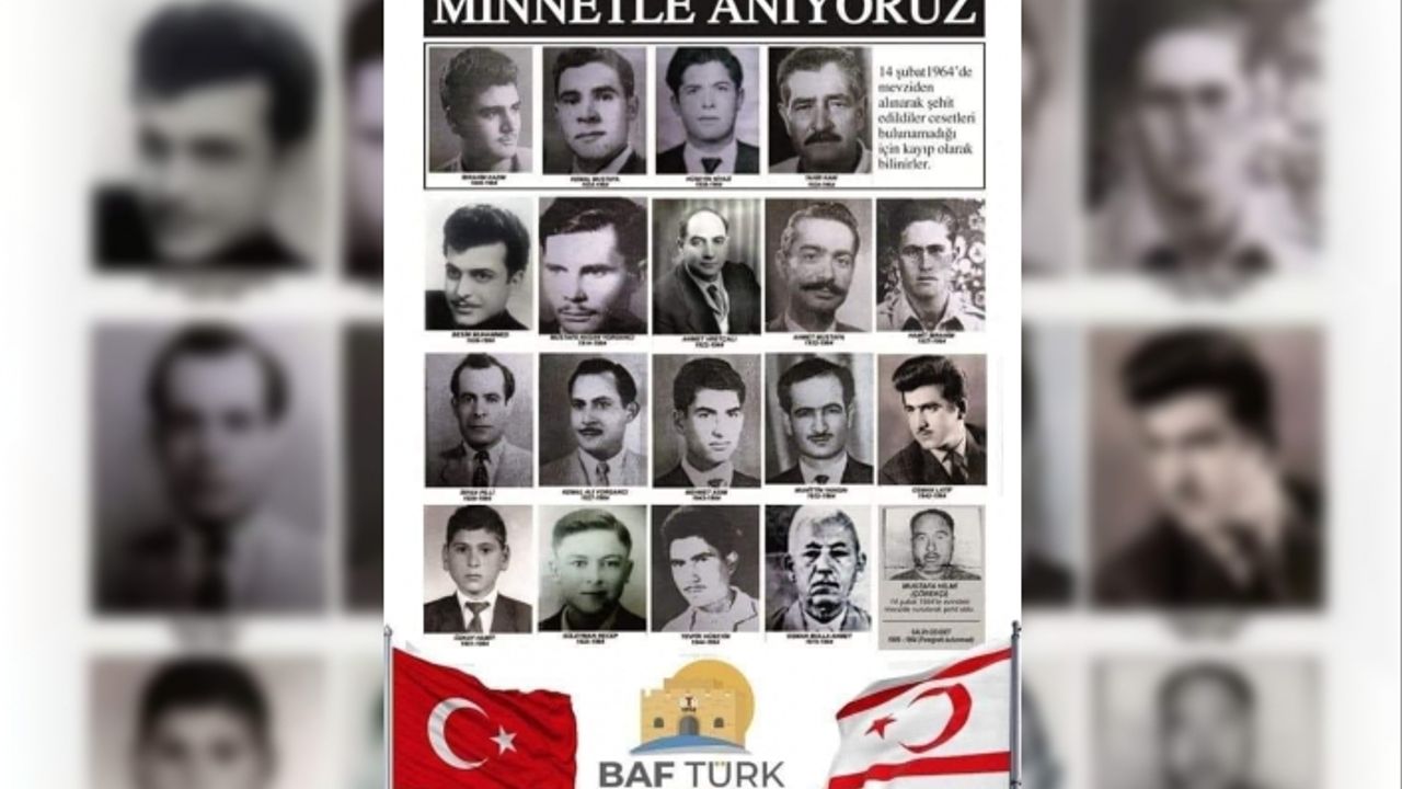 Baf Türk Birliği’nden 9 Mart Baf direnişi ve şehitleri anma günü mesajı