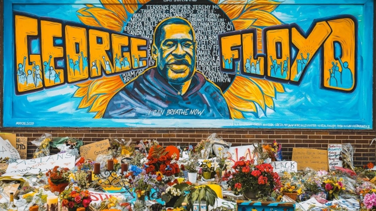 New York'ta George Floyd'un ölümünün 3. yılı nedeniyle gösteri düzenlendi