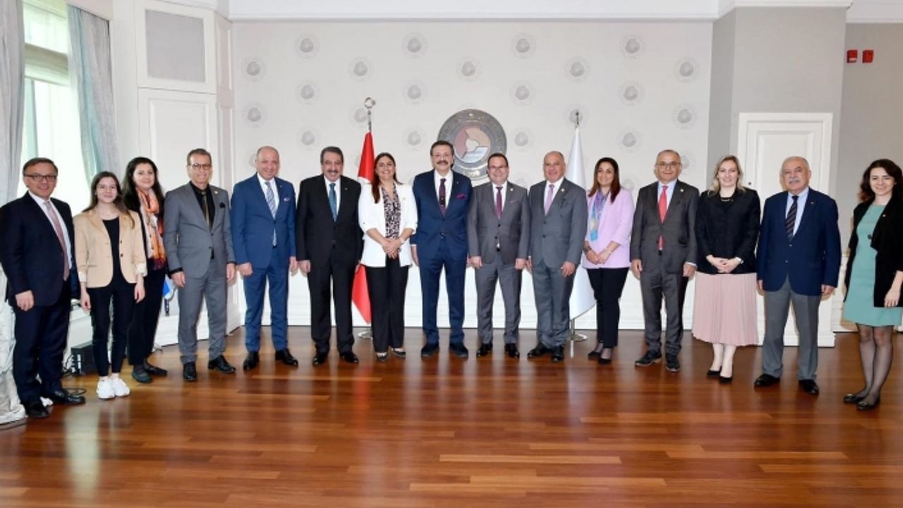 KTTO heyeti, TC Cumhurbaşkanı Yardımcısı Yılmaz ve Ticaret Bakanı Bolat tarafından kabul edildi