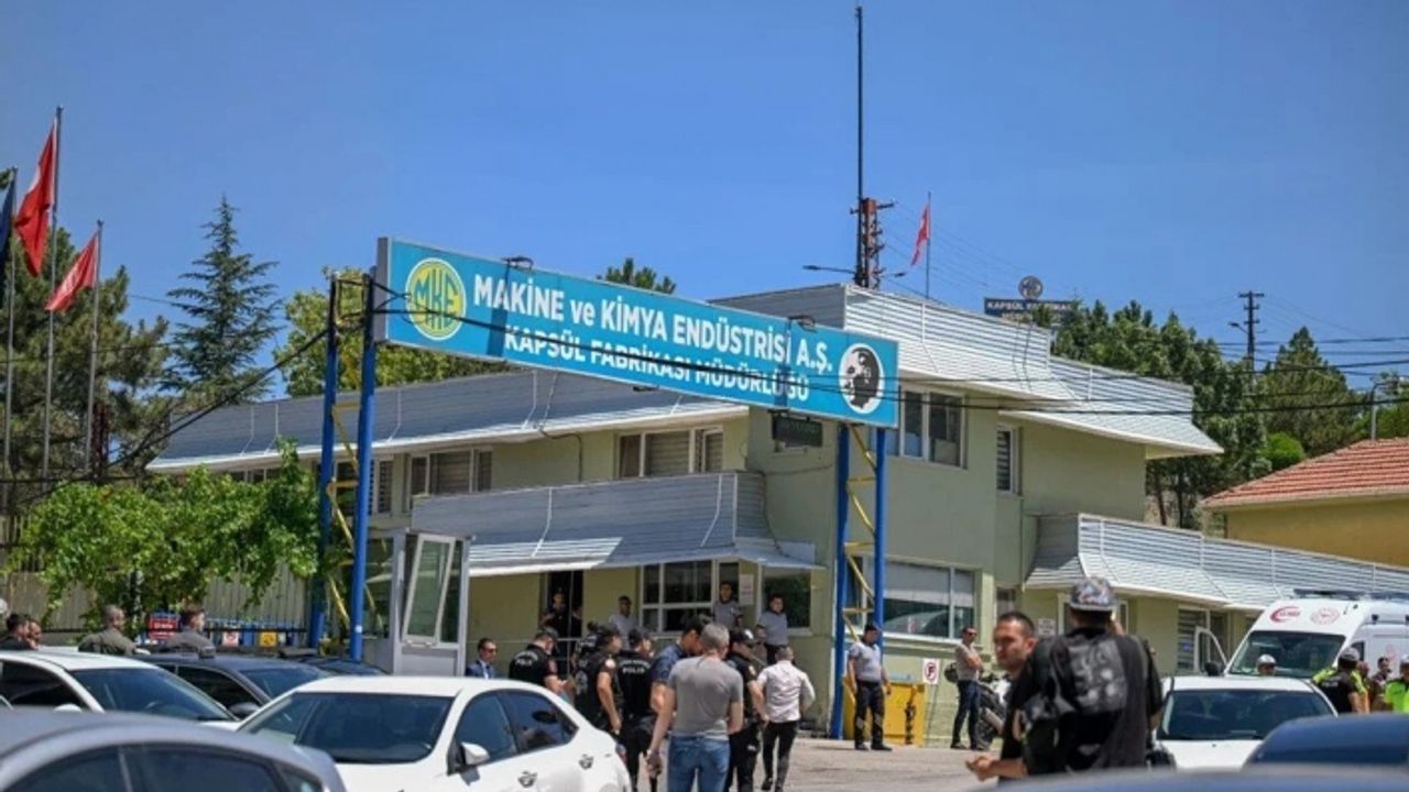 Ankara Kayaş'ta MKE fabrikasında patlama