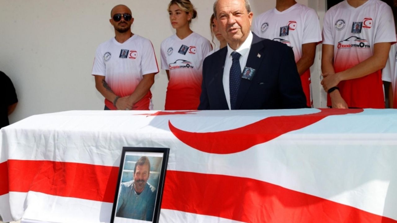 Cumhurbaşkanı Tatar, Erdenay için düzenlenen törene katıldı