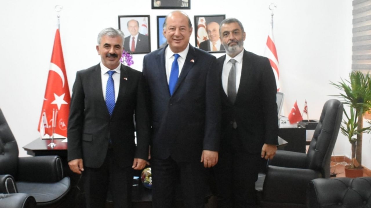 Dinçyürek, Telsim Genel Müdürü Sefer Tüz ve Genel Müdür Yardımcısı Fevzi Tanpınar’ı kabul etti