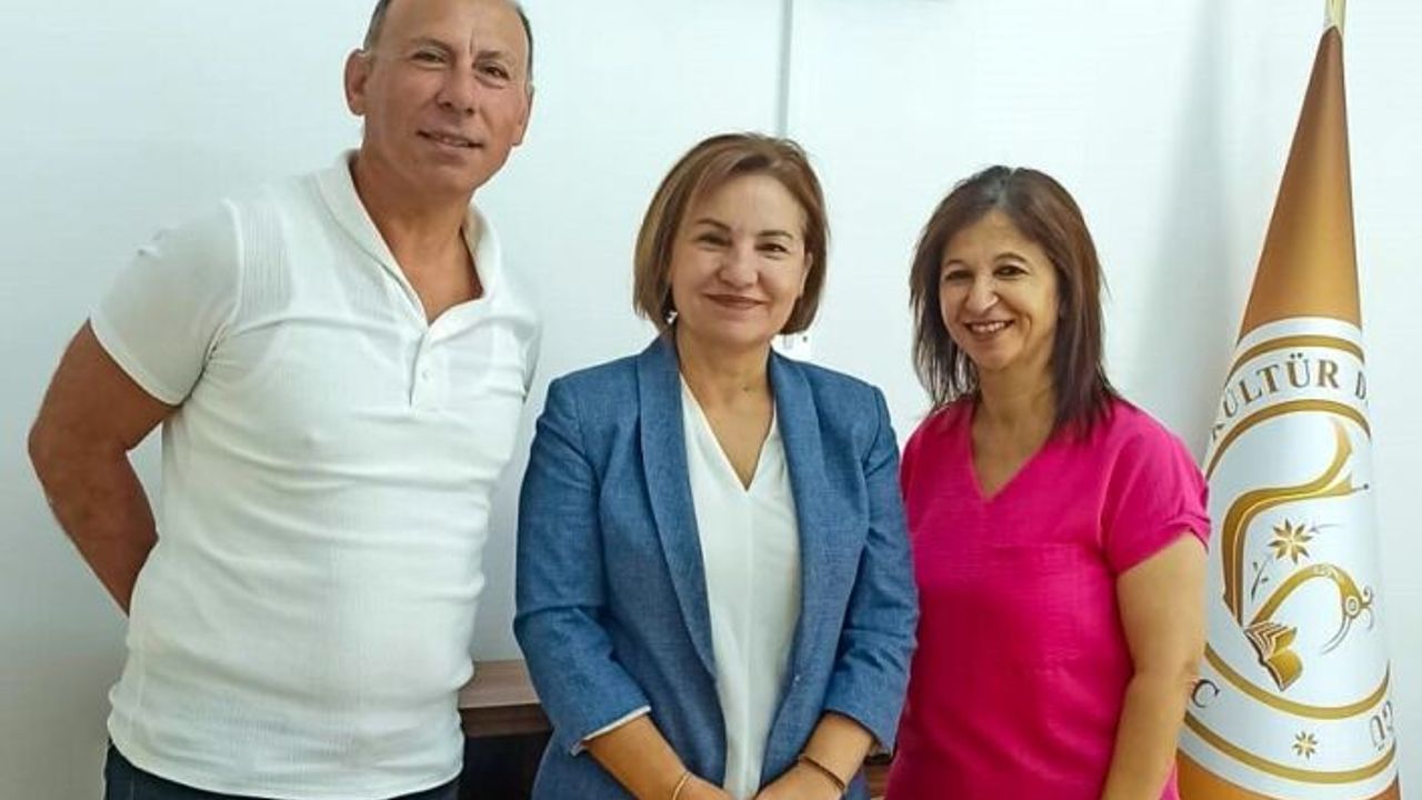 Kırgızistan’dan birincilikle dönen Tekakpınar’ın ailesinden Kültür Dairesi Müdürü Zaimağaoğlu’na ziyaret