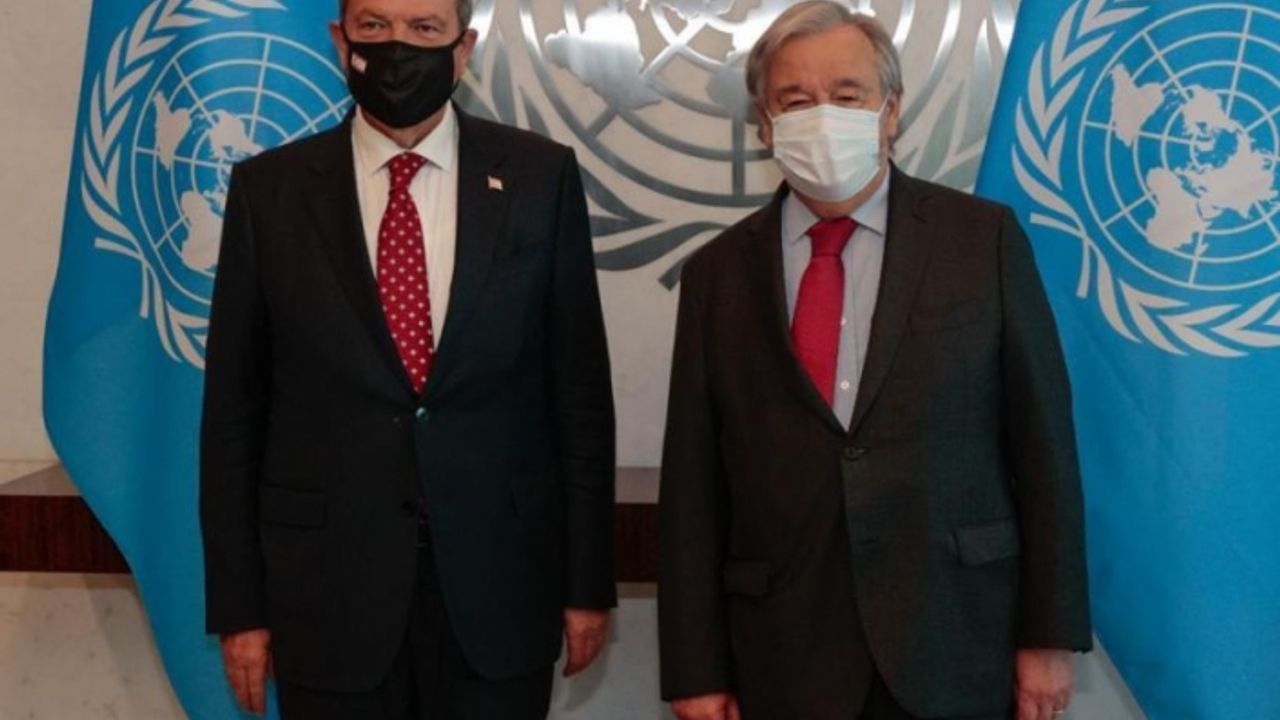 Cumhurbaşkanı Ersin Tatar, yarın BM Genel Sekreteri Guterres ile görüşecek