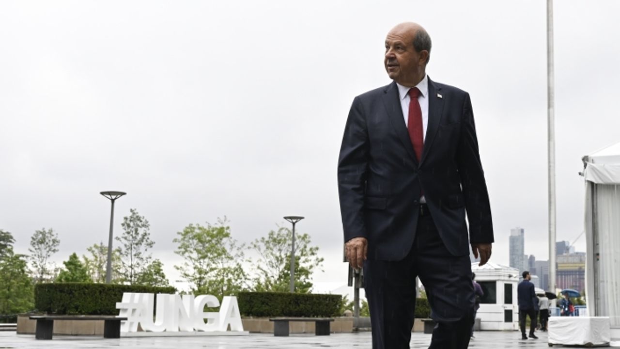 Cumhurbaşkanı Tatar, Kıbrıs'ta iki devlet temelinde bir anlaşmanın kaçınılmaz olduğunu söyledi