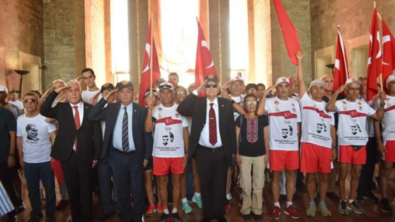 İneci kardeşler, Ankara’daki Atatürk Saygı Koşusuna katıldı