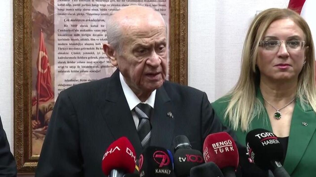 Bahçeli: Cumhurbaşkanımızın çok yönlü diplomatik faaliyetlerini destekliyoruz