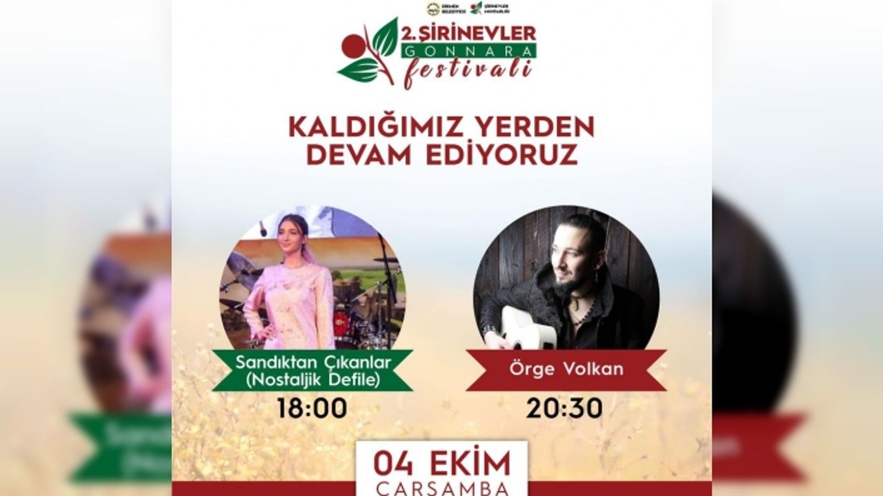 Şirinevler Gonnara Festivali yarın akşam defile ve konserle tamamlanacak