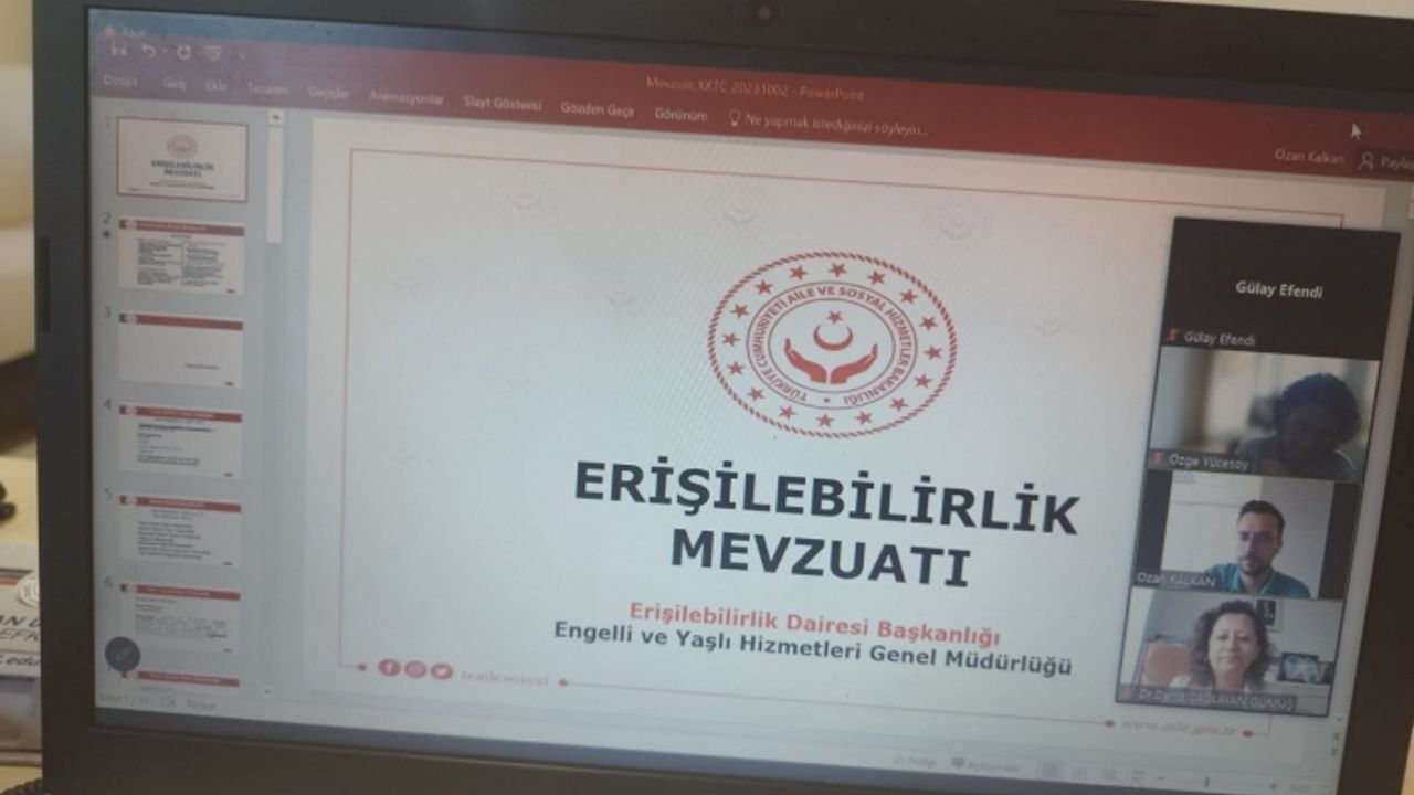 Sosyal Hizmetler Dairesi Personeline Çevrimiçi Erişilebilirlik Eğitimi verildi