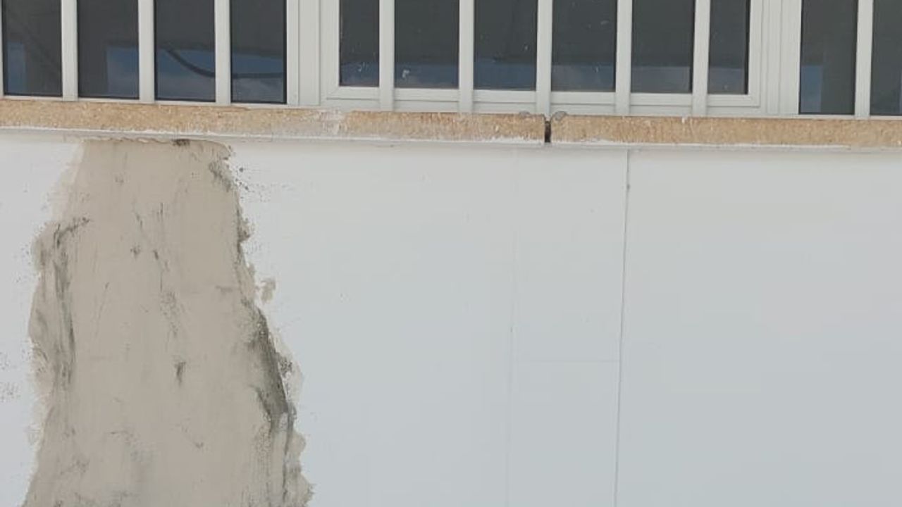 Milli Eğitim Bakanlığı: "Gazimağusa TMK'daki duvar çatlağının onarımı yapıldı"