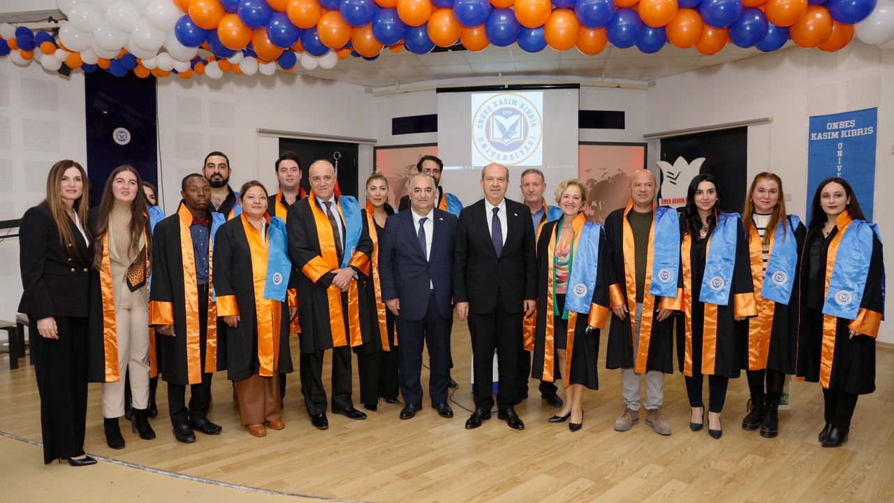 Cumhurbaşkanı Ersin Tatar, 15 Kasım Kıbrıs Üniversitesi’nin akademik yılı açılışına katıldı