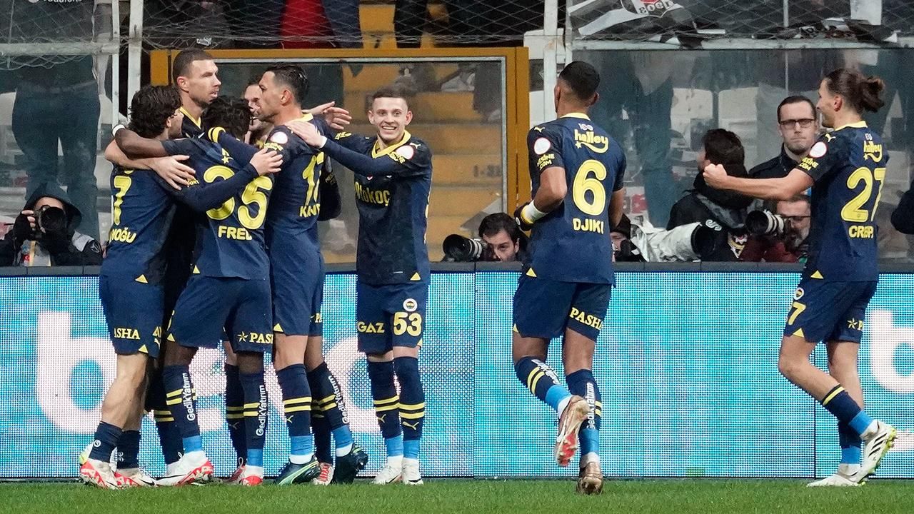 Dolmabahçe'deki derbi Fenerbahçe'nin