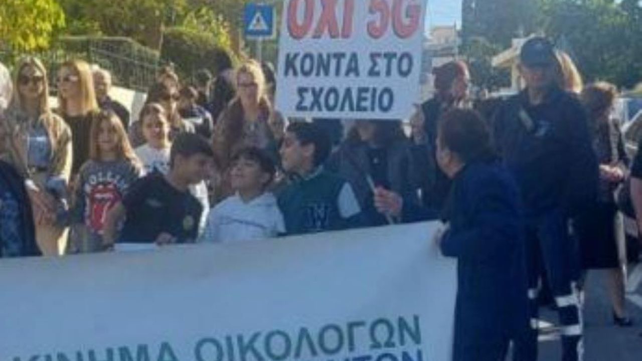 Baf’ın Konia köyünde 5-G baz istasyonu protestosu
