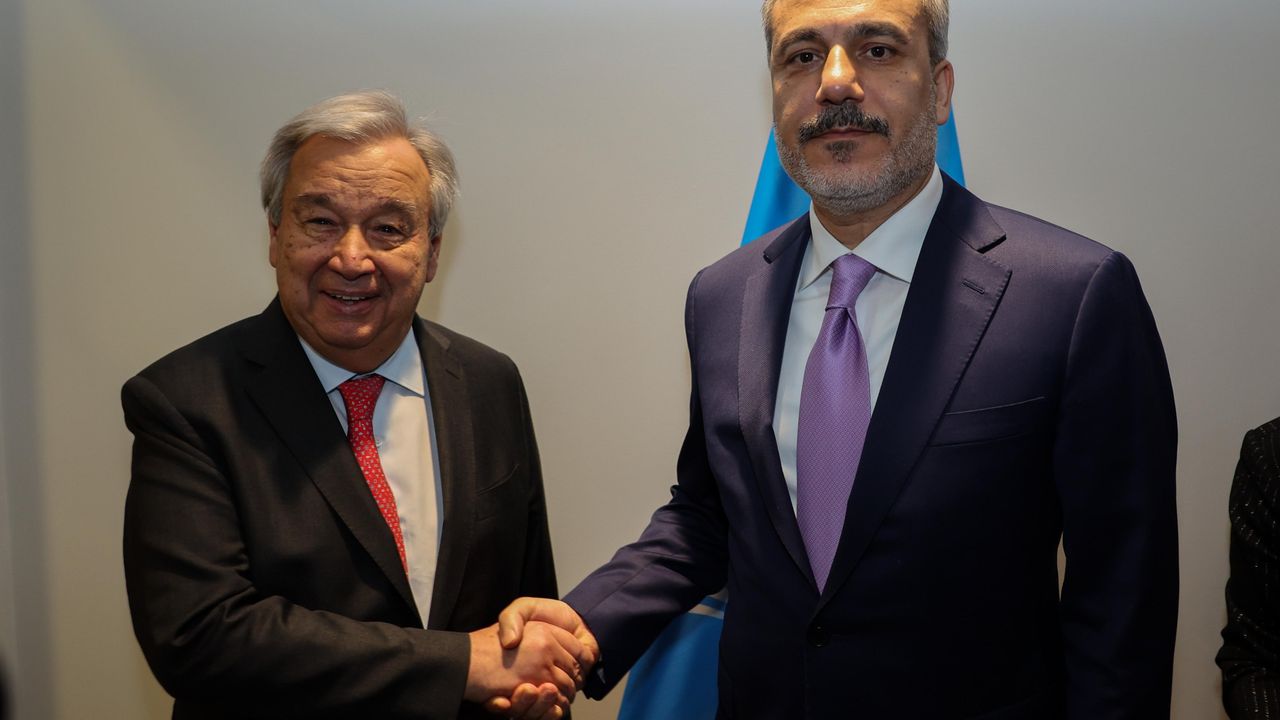 Türkiye Dışişleri Bakanı Fidan, BM Genel Sekreteri Guterres'le görüştü