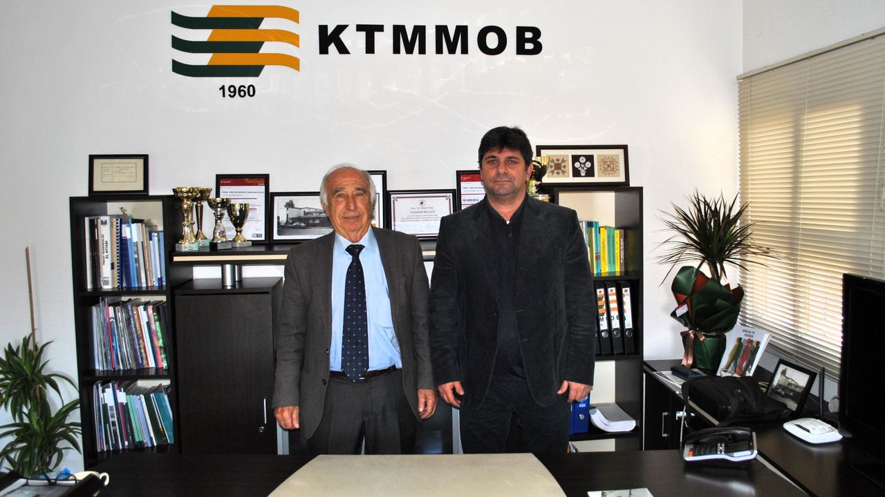 KTMMOB Genel Başkanı Adanır, Prof. Dr. Atalar ile deprem konusunda görüştü
