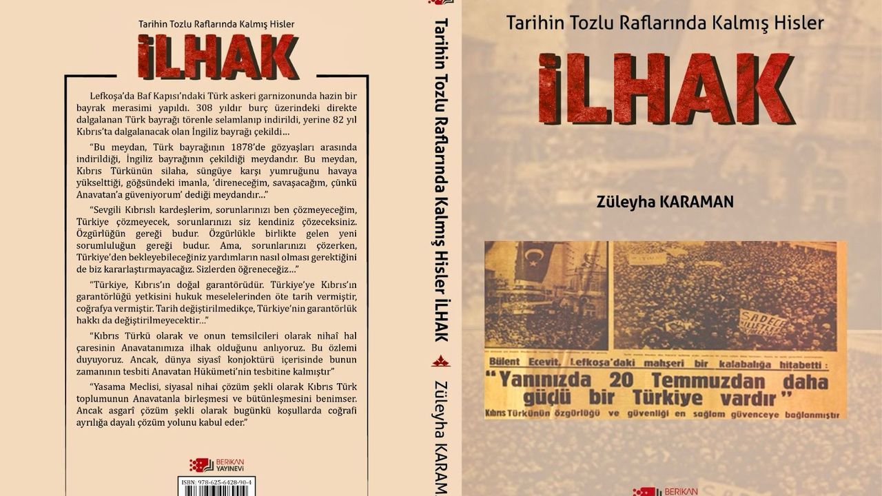 Gazeteci Züleyha Karaman’ın “İLHAK” kitabı satışa çıktı