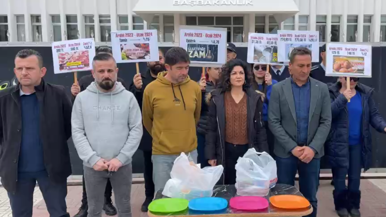 KTOEÖS, Başbakanlık önünde HP oranını protesto ettiği eylem yaptı