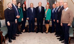 Cumhurbaşkanı Tatar, 15 Kasım Kıbrıs Üniversitesi Mütevelli Heyeti'ni kabul etti