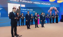 TAK Müdürü Fehmi Gürdallı'ya TÜRKSOY'dan "Basın Ödülü"