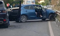 Girne-Lefkoşa Anayolunda kaza meydana geldi...