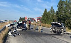 Ercan- İskele anayolunda trafik kazası: 2 ağır yaralı...
