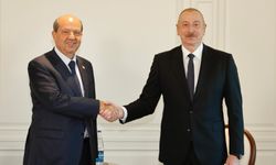 Cumhurbaşkanı Tatar, Azerbaycan Cumhurbaşkanı Aliyev ile bir araya geldi