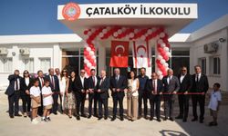 Çatalköy İlkokulu yeni okul binası açıldı