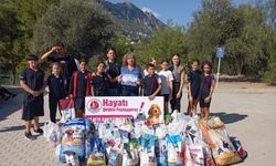 Öğrenciler ile Lions Kulüplerinden Girne Belediyesi hayvan barınağına ziyaret