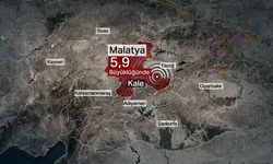 Malatya'da 5,9 büyüklüğünde deprem