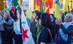 Güney Kıbrıs’ta yaşayan PKK sempatizanları Limasol'da protesto eylemi yaptı