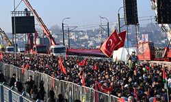 İstanbul'da Filistin'e destek yürüyüşü