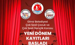 Girne Belediyesi Çoksesli Çocuk ve Gençlik Korosu yeni dönem kayıtları başladı