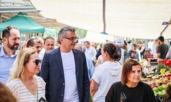Erhürman, Güzelyurt açık pazar ve çarşısını ziyaret etti