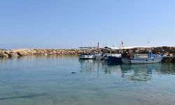Aşağı Pirgo’daki balıkçı barınağının iyileştirme çalışmaları sürüyor