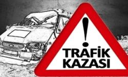 Lefkoşa-Gazimağusa ana yolunda trafik kazası..araç sürücü yaralandı