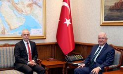 Yaşar Güler, KKTC Ankara Büyükelçisi Korukoğlu'nu kabul etti