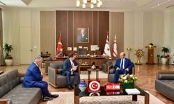 Cumhurbaşkanı Tatar, Türkiye Kamu Sen heyetini kabul etti