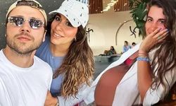 Tolga Sarıtaş eşinin karnı burnunda son halini paylaştı