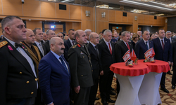 Kuzey Kıbrıs Türk Cumhuriyeti'nin kuruluşunun 42. yıl dönümü için Ankara'da bir resepsiyon düzenlendi