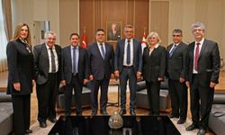 Cumhurbaşkanı Erhürman, YÖDAK heyetini kabul etti