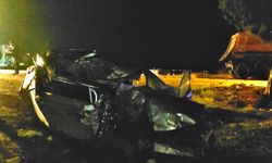 İskele-Ercan ana yolunda meydana gelen kazada 48 yaşındaki sürücü olay yerinde yaşamını yitirdi